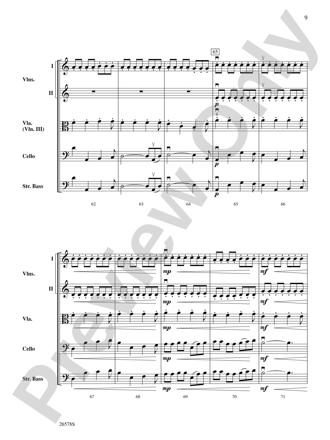 Agincourt: String Orchestra Conductor Score & Parts