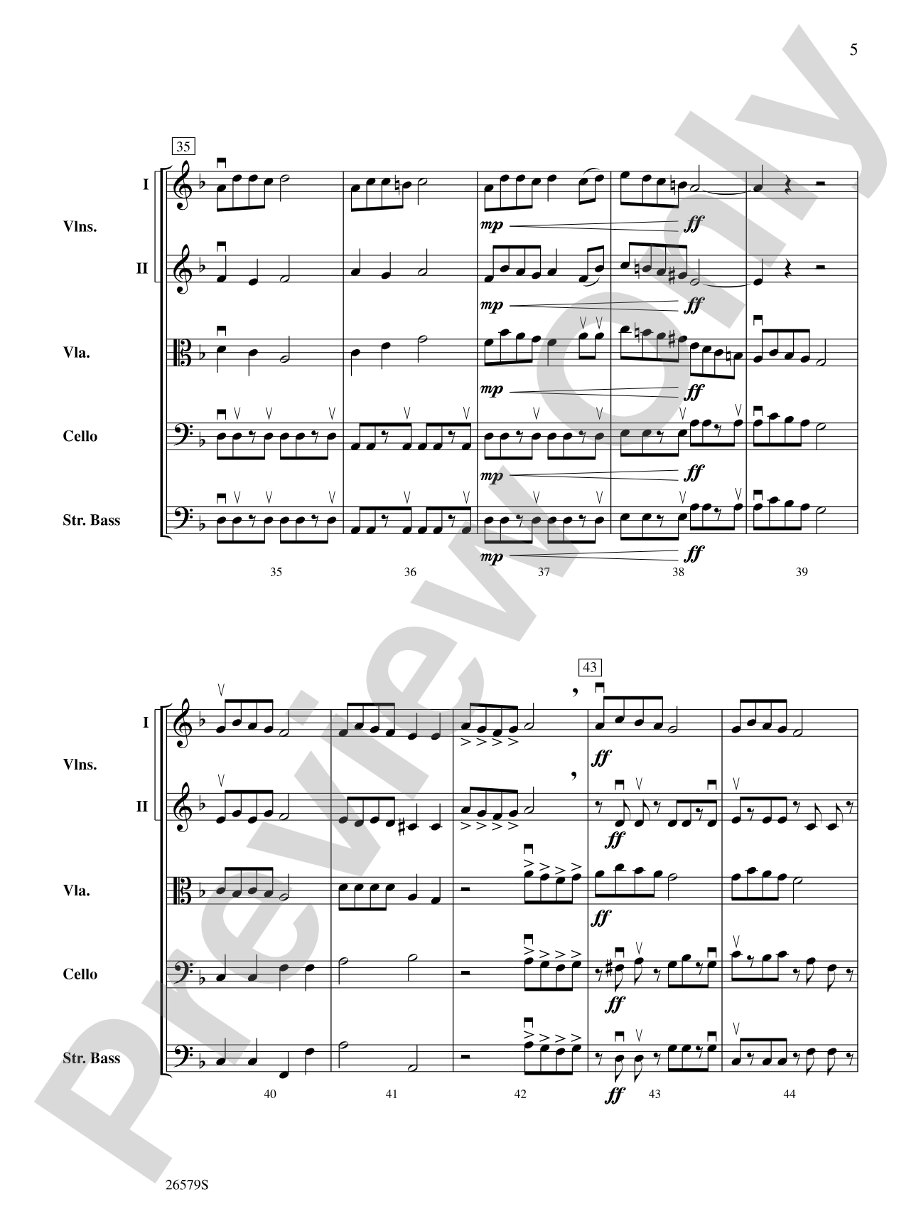 A Festival of Lights: String Orchestra Conductor Score & Parts