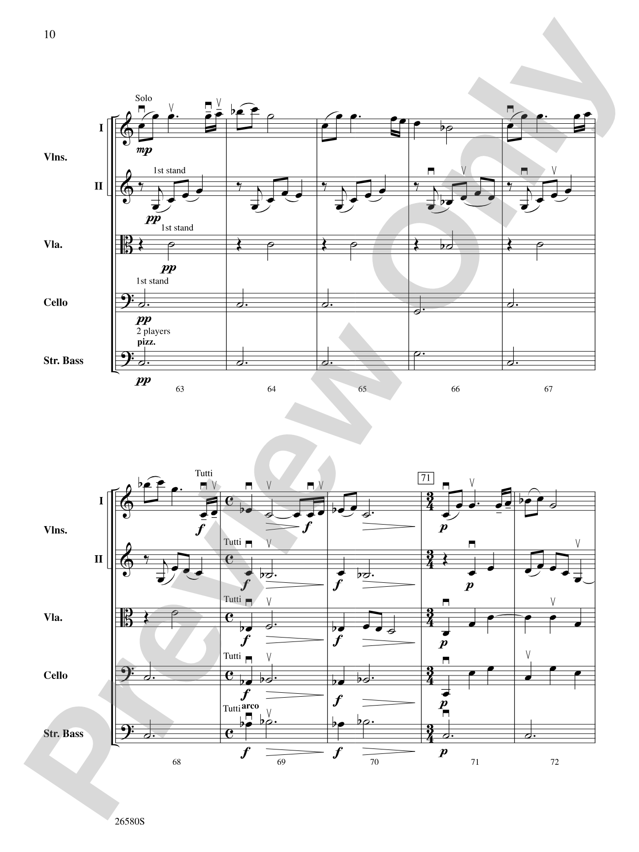Carpe Diem!: String Orchestra Conductor Score & Parts