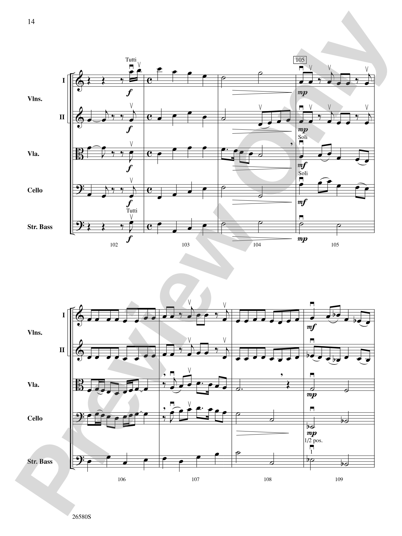 Carpe Diem!: String Orchestra Conductor Score & Parts