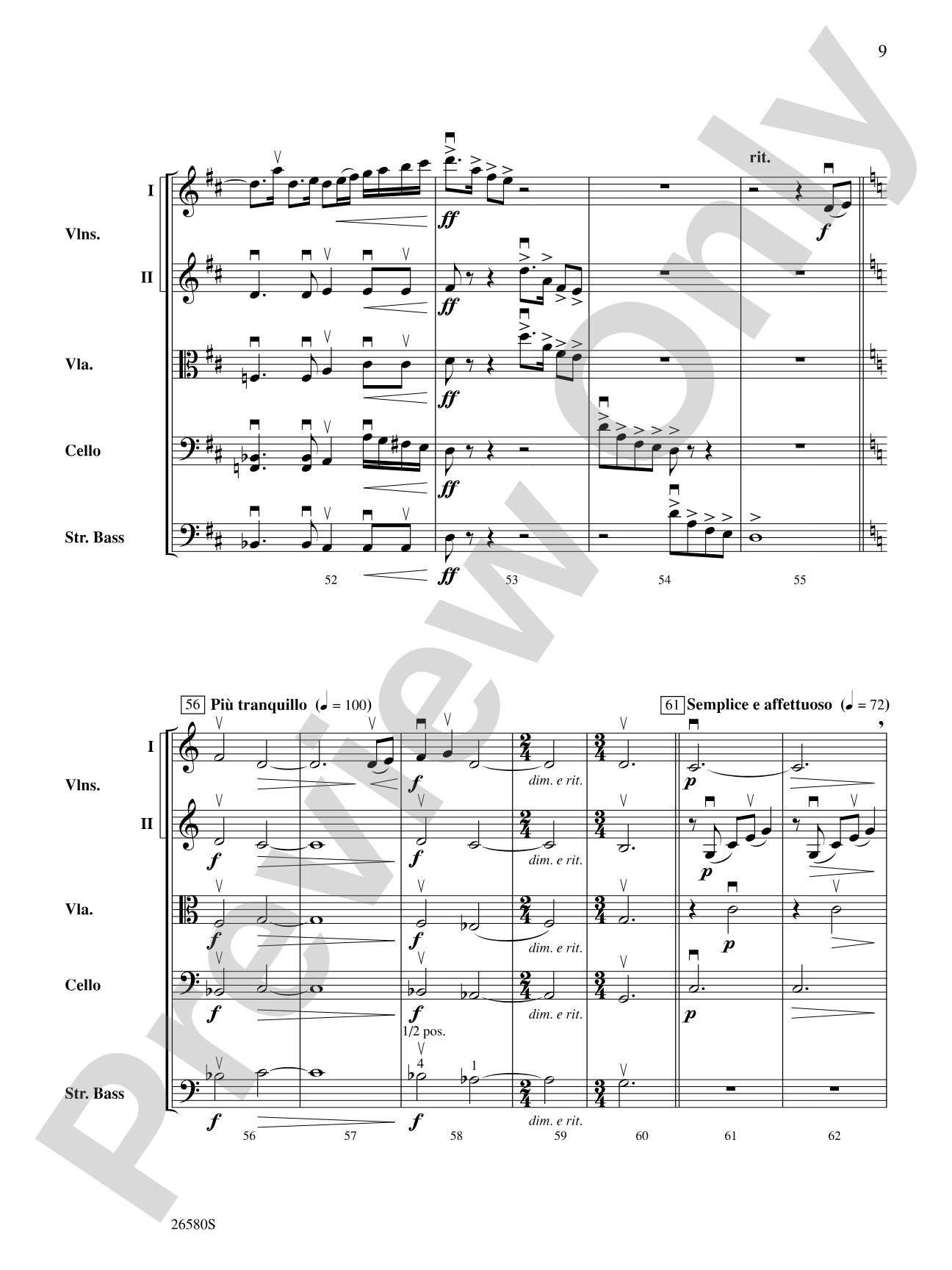 Carpe Diem!: String Orchestra Conductor Score & Parts