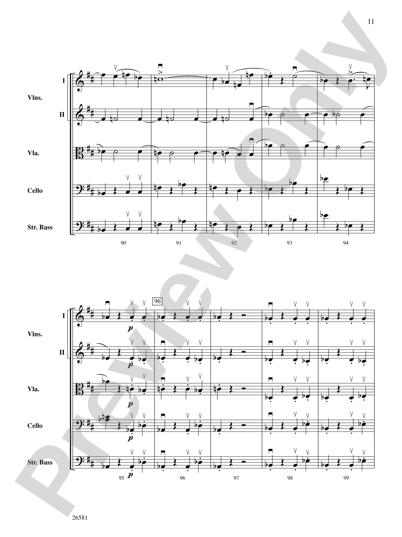 Russlan and Ludmilla: String Orchestra Conductor Score & Parts