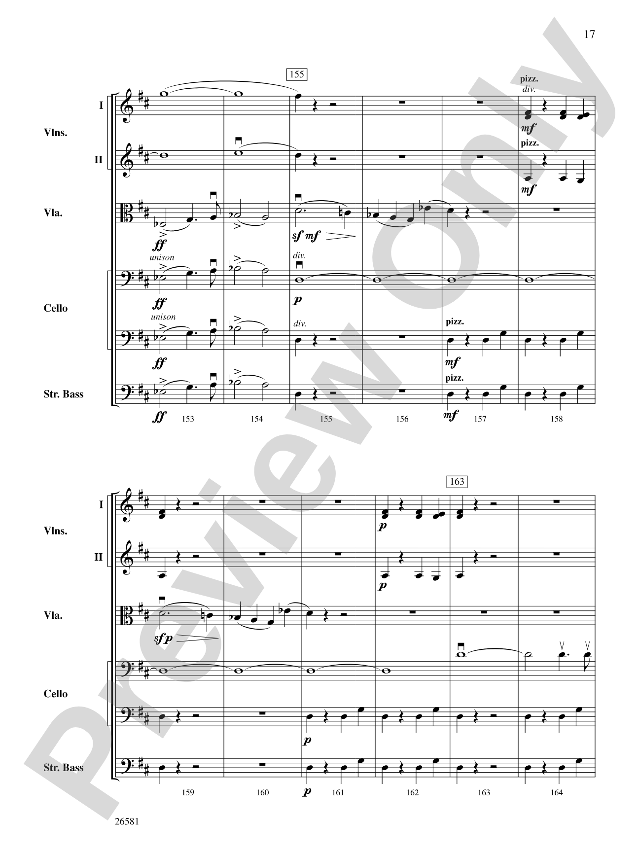 Russlan and Ludmilla: String Orchestra Conductor Score & Parts