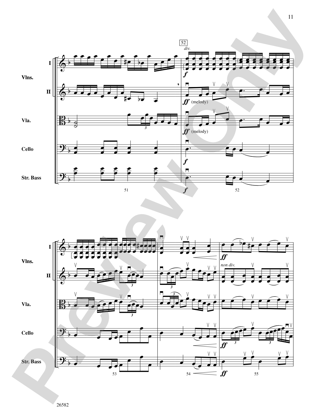 Gathering Storms (Movement 2 from American Serenade Symphony): String Orchestra Conductor Score & Parts