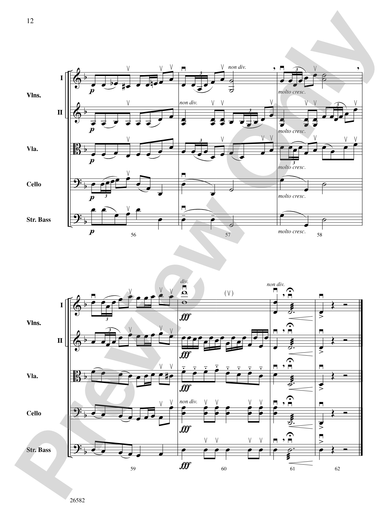 Gathering Storms (Movement 2 from American Serenade Symphony): String Orchestra Conductor Score & Parts