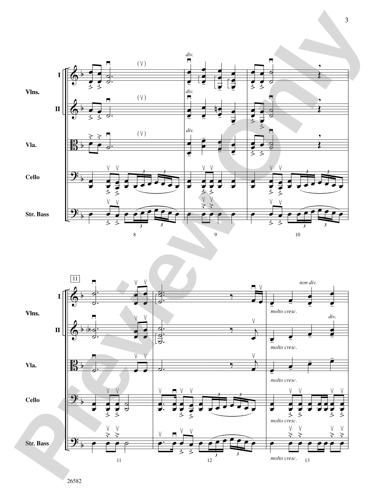Gathering Storms (Movement 2 from American Serenade Symphony): String Orchestra Conductor Score & Parts