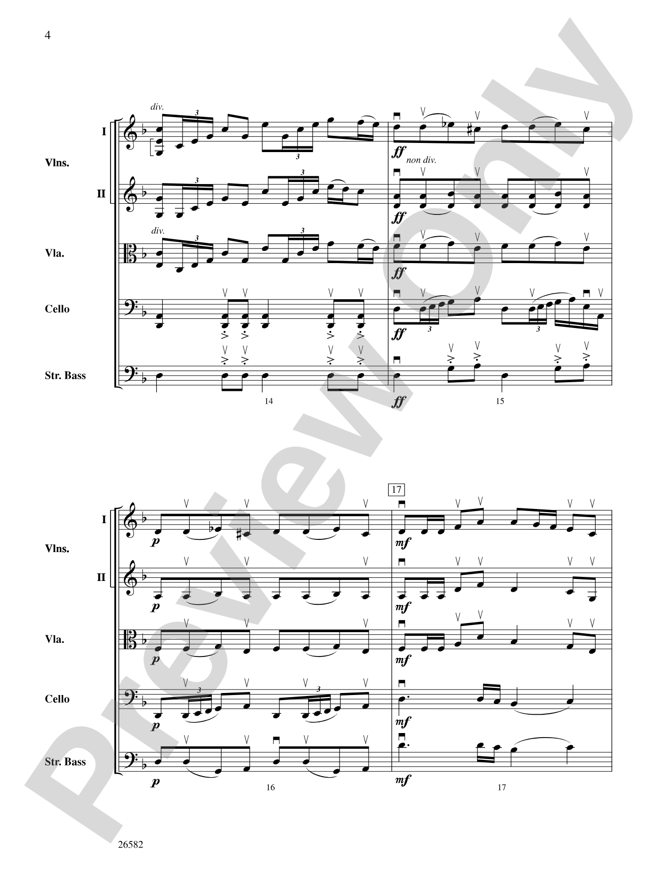 Gathering Storms (Movement 2 from American Serenade Symphony): String Orchestra Conductor Score & Parts