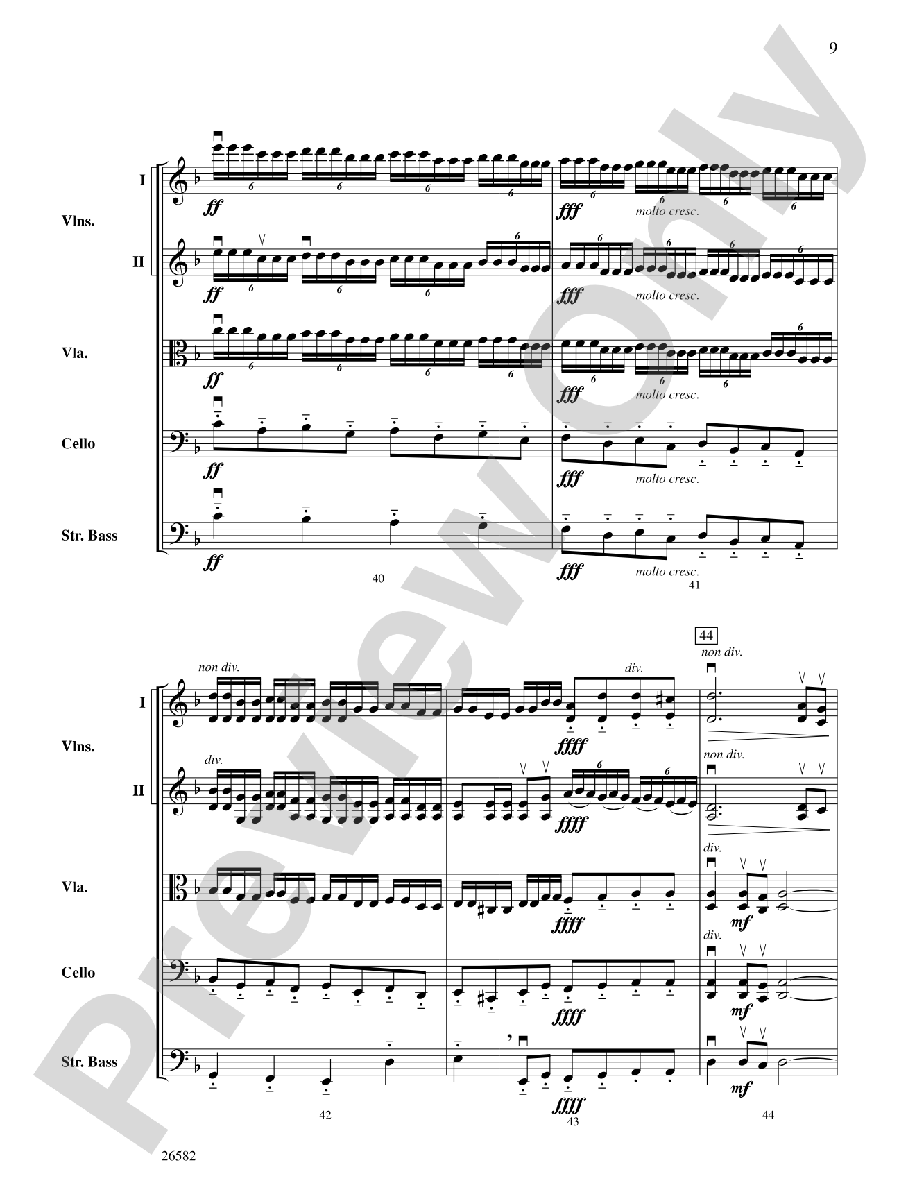 Gathering Storms (Movement 2 from American Serenade Symphony): String Orchestra Conductor Score & Parts