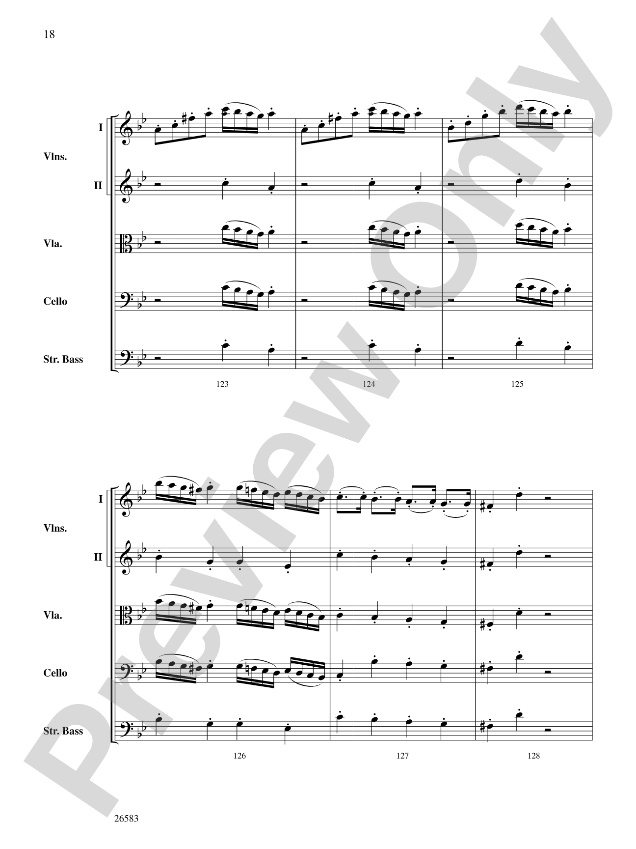 Symphony No. 25, First Movement: Score