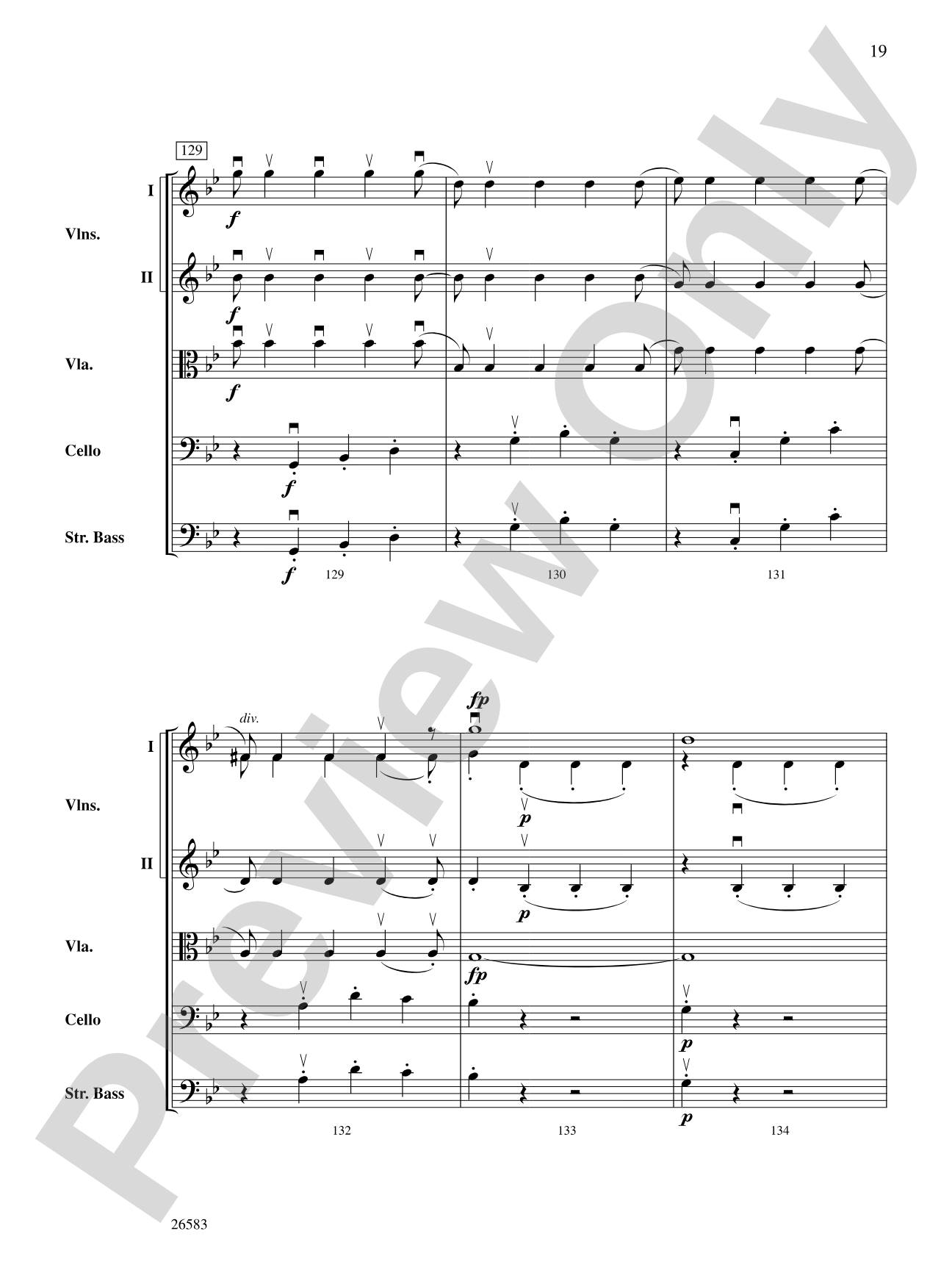 Symphony No. 25, First Movement: Score