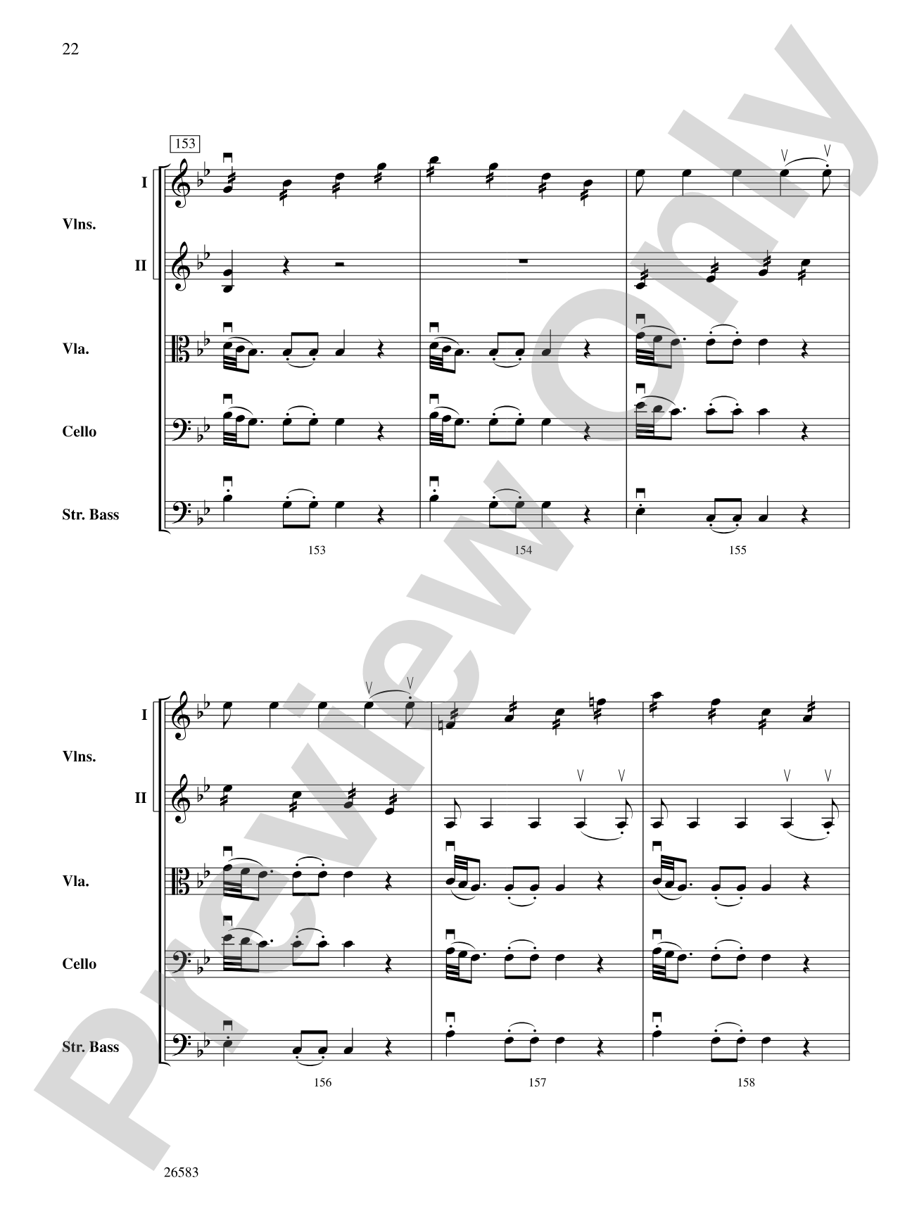 Symphony No. 25, First Movement: Score