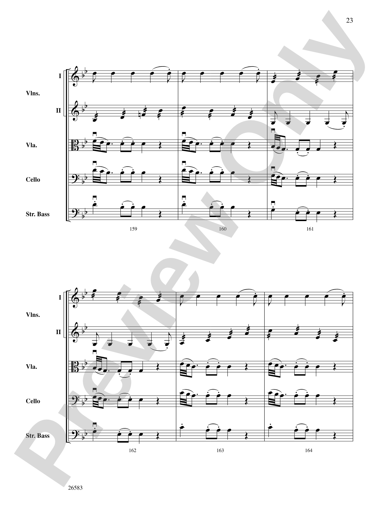 Symphony No. 25, First Movement: Score