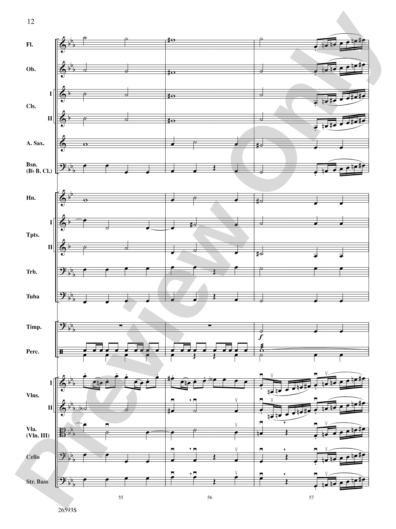 "Surprise" Symphony: Full Orchestra Conductor Score & Parts