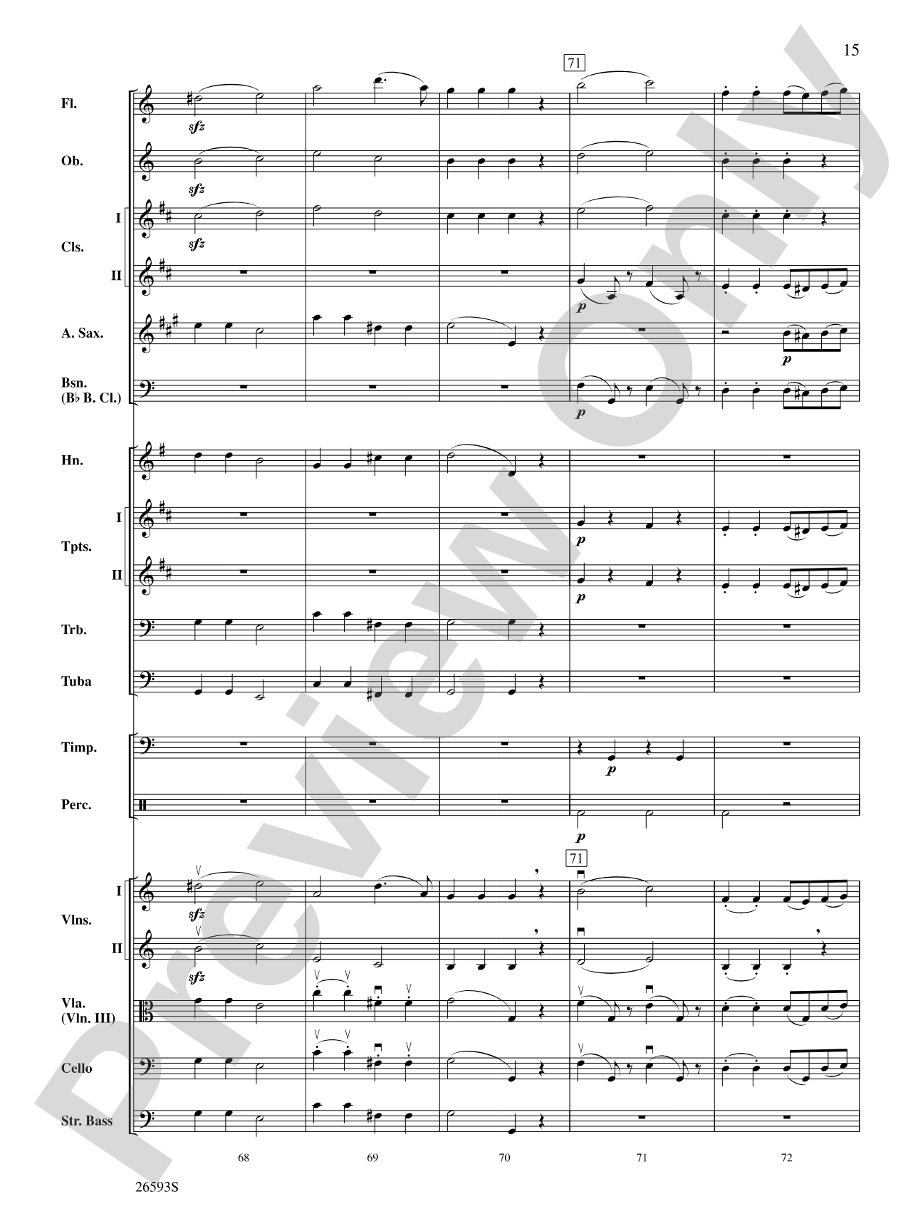 "Surprise" Symphony: Full Orchestra Conductor Score & Parts