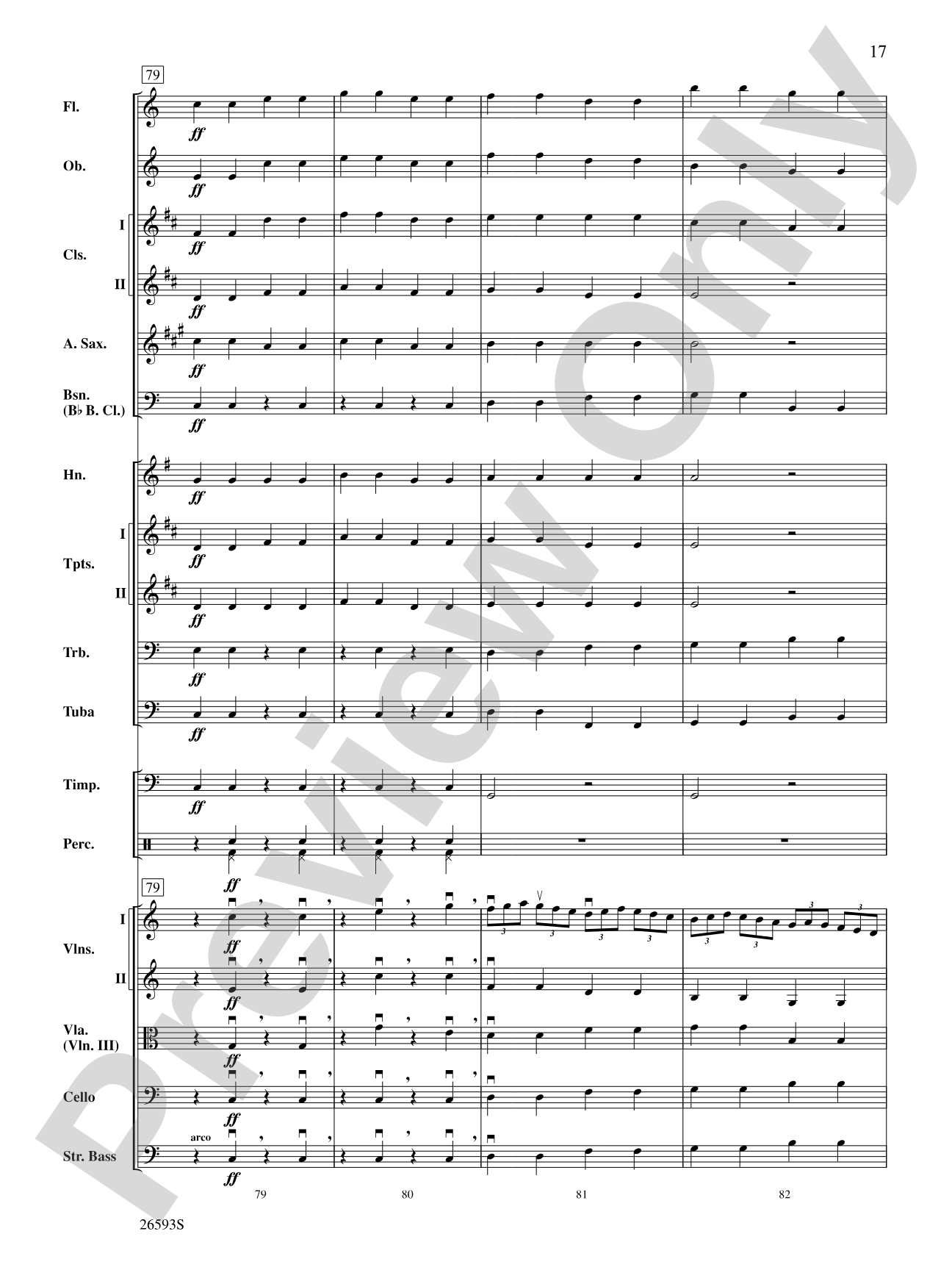 "Surprise" Symphony: Full Orchestra Conductor Score & Parts