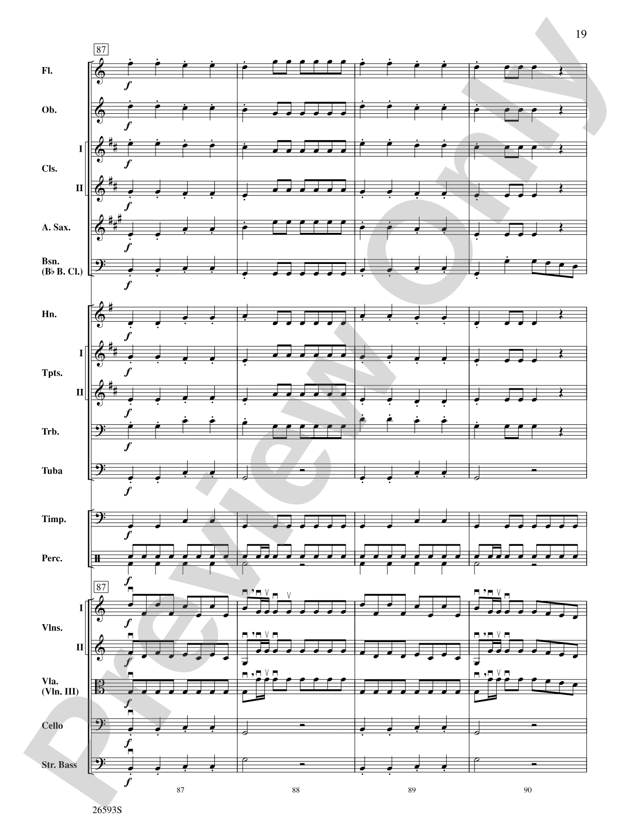 "Surprise" Symphony: Full Orchestra Conductor Score & Parts