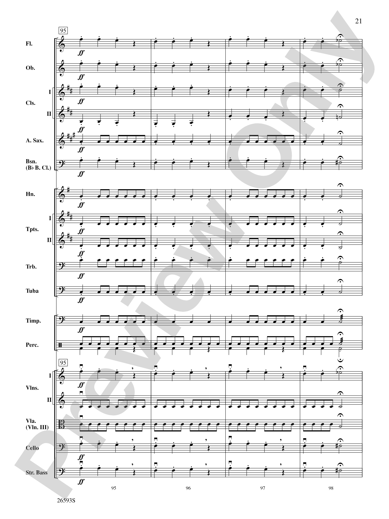 "Surprise" Symphony: Full Orchestra Conductor Score & Parts