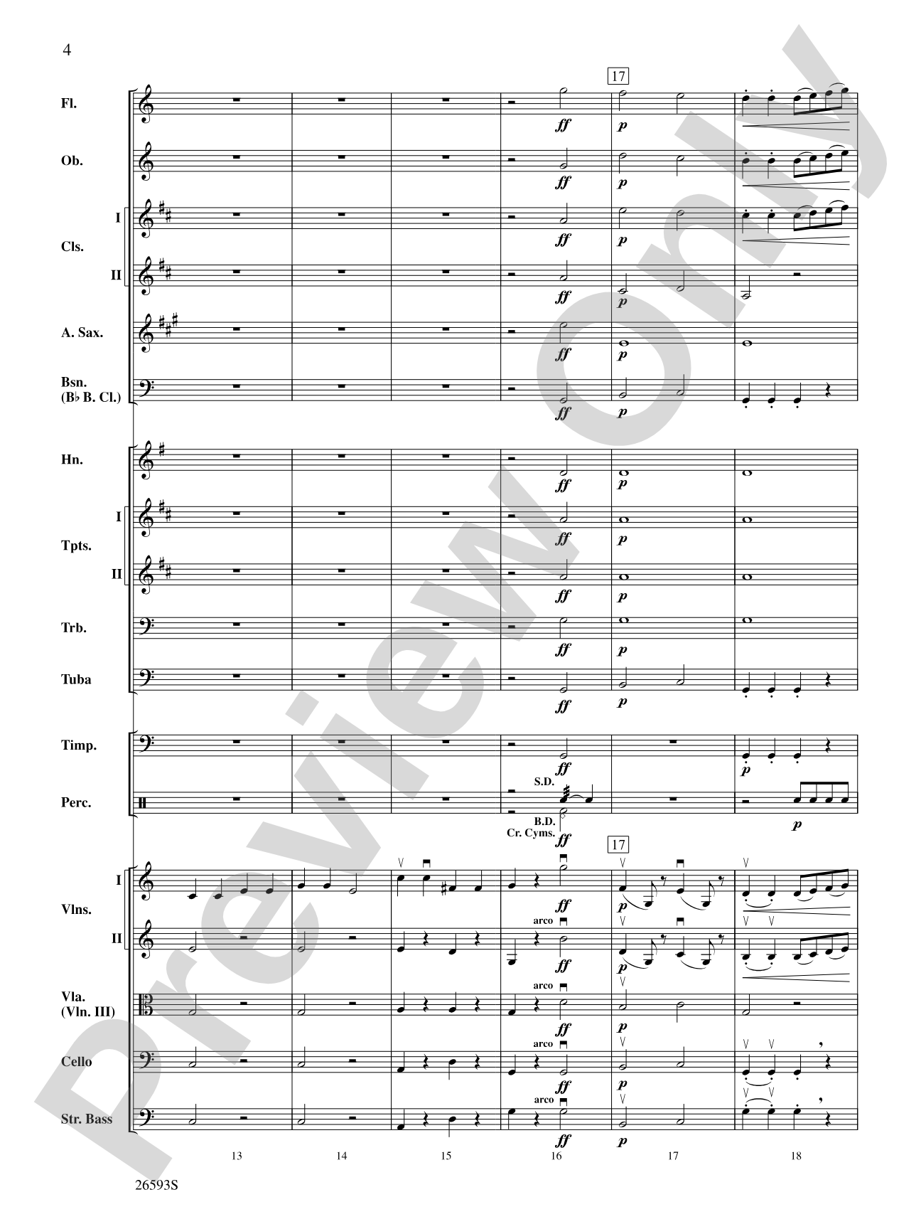 "Surprise" Symphony: Full Orchestra Conductor Score & Parts