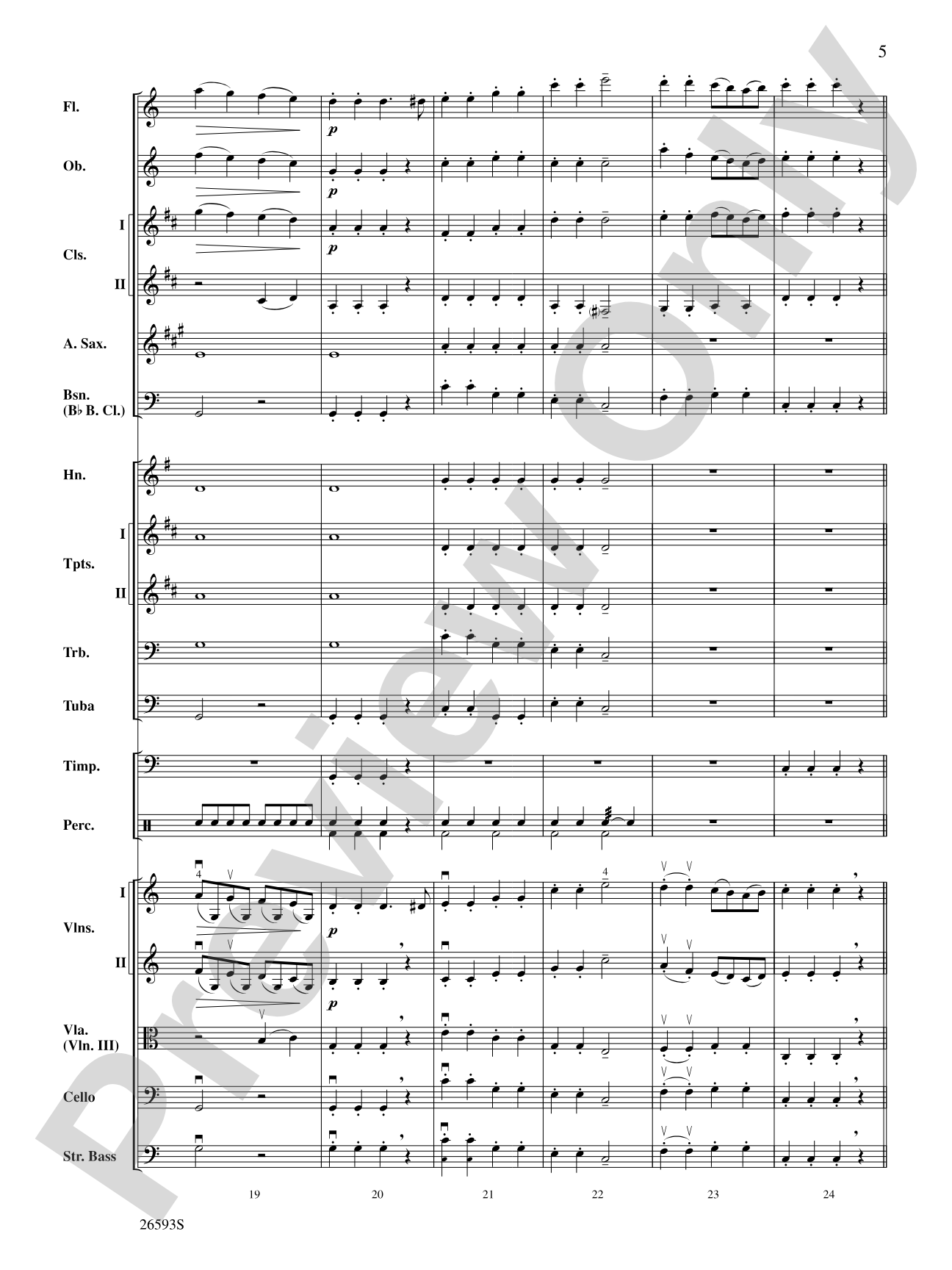 "Surprise" Symphony: Full Orchestra Conductor Score & Parts