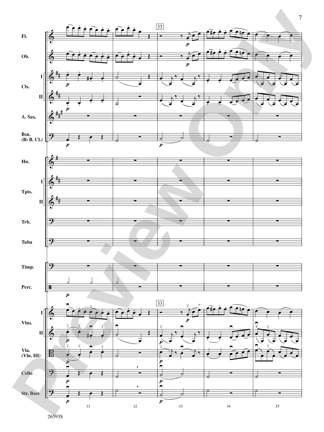"Surprise" Symphony: Full Orchestra Conductor Score & Parts