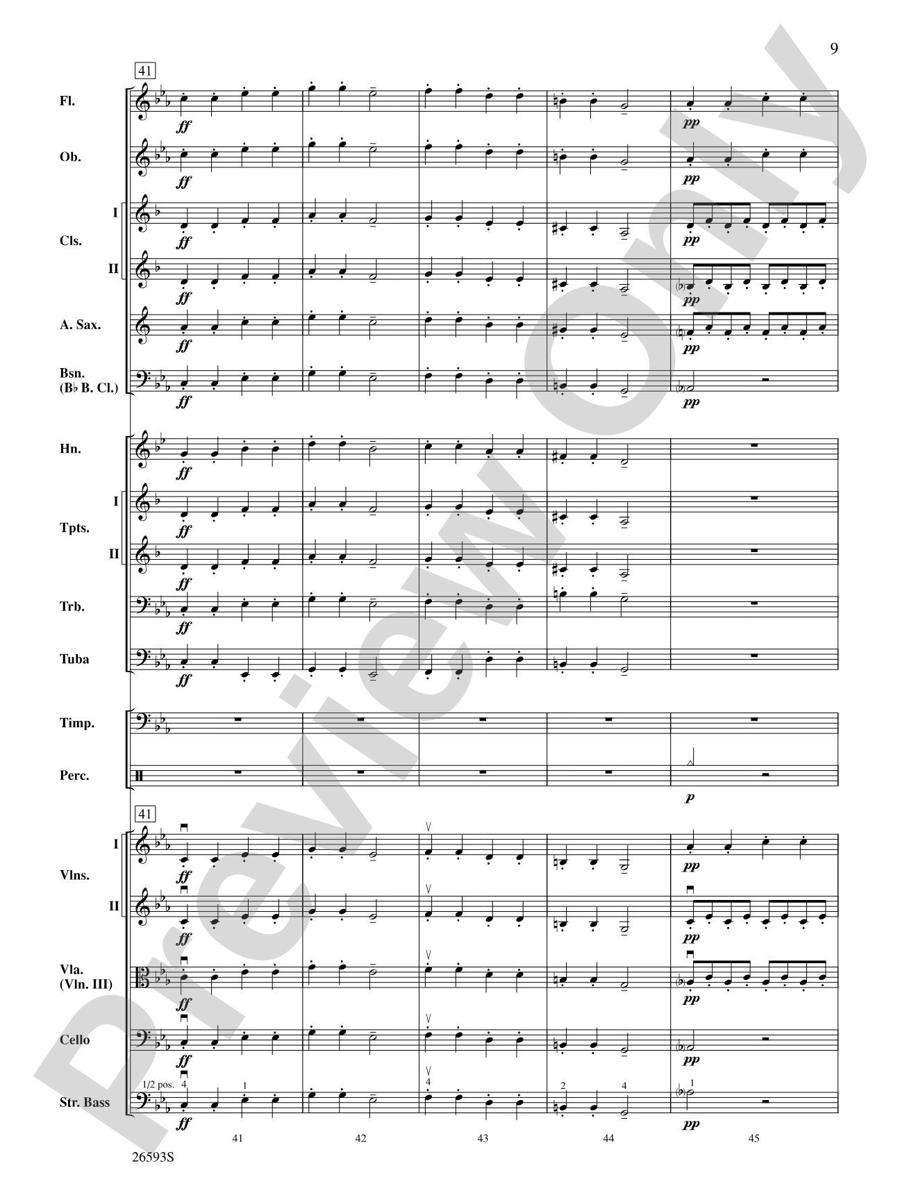 "Surprise" Symphony: Full Orchestra Conductor Score & Parts