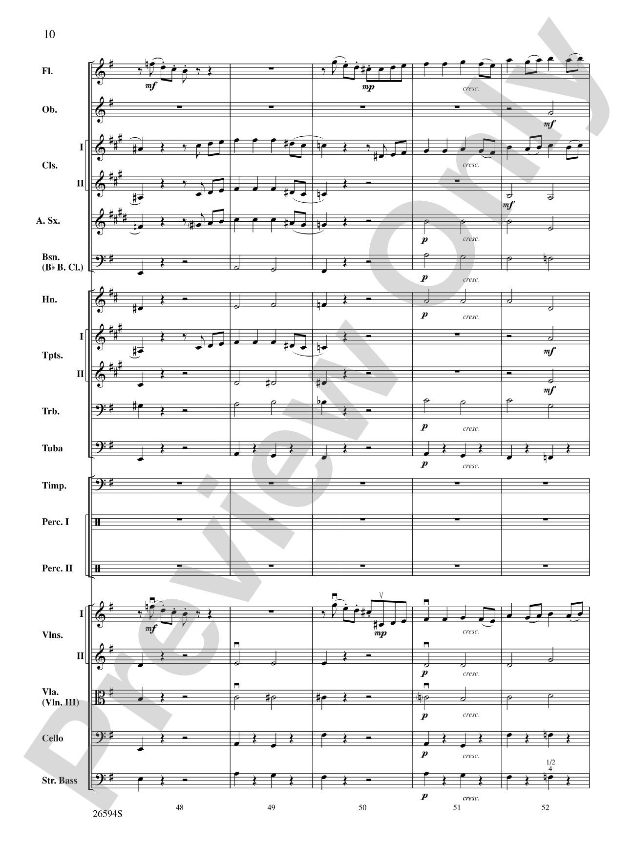 Themes from Capriccio Italien: Full Orchestra Conductor Score & Parts