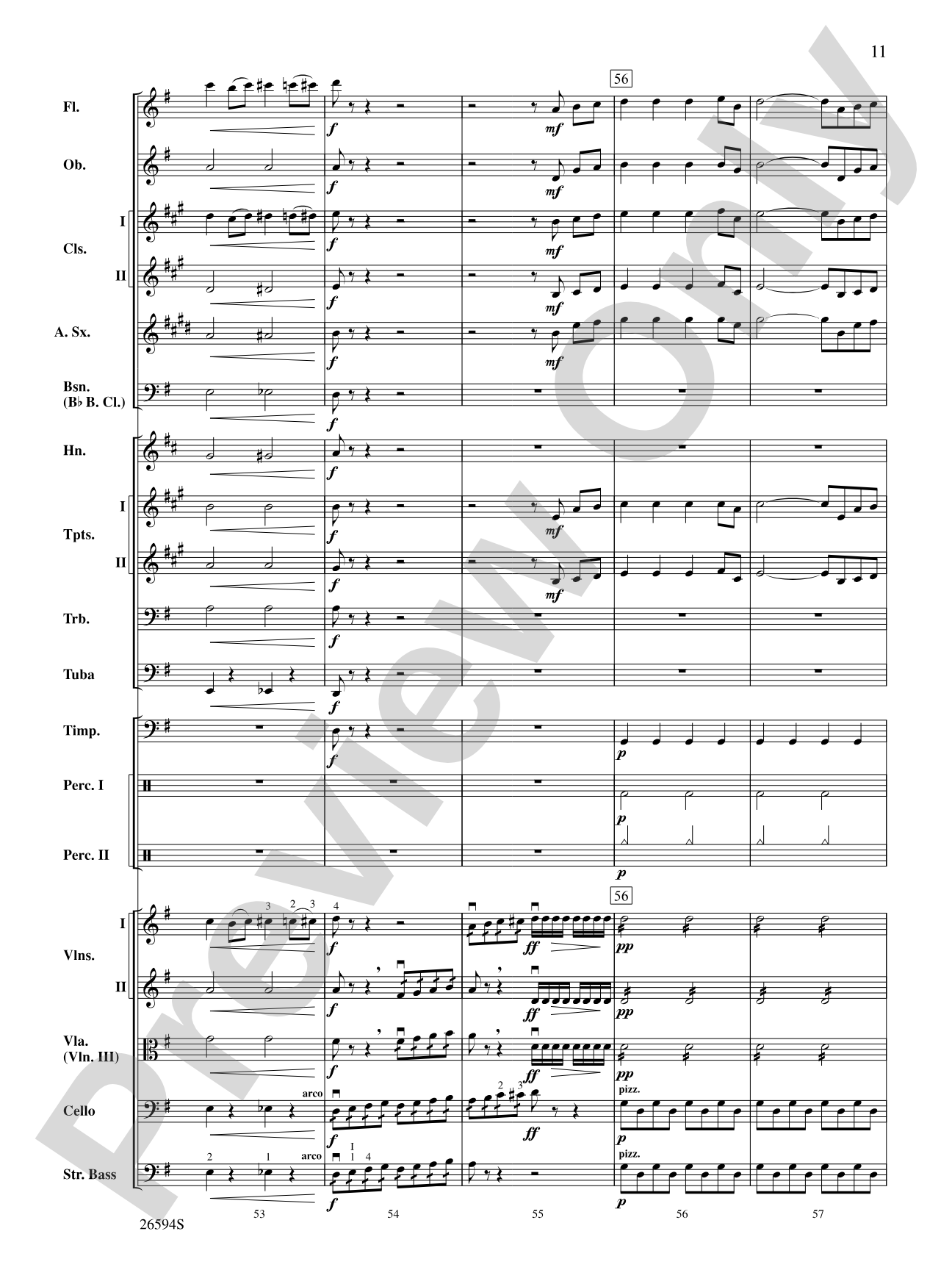 Themes from Capriccio Italien: Full Orchestra Conductor Score & Parts