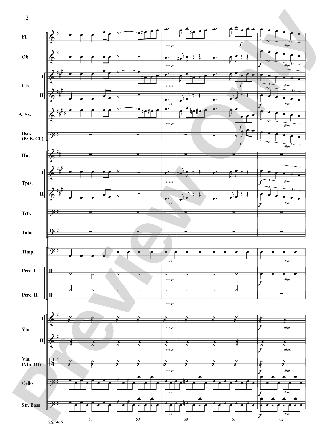 Themes from Capriccio Italien: Full Orchestra Conductor Score & Parts