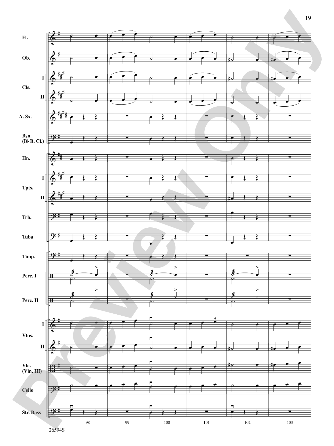Themes from Capriccio Italien: Full Orchestra Conductor Score & Parts