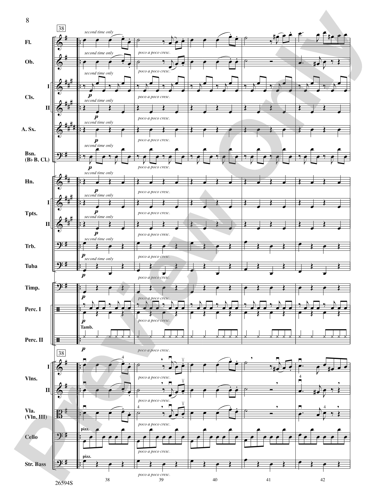 Themes from Capriccio Italien: Full Orchestra Conductor Score & Parts