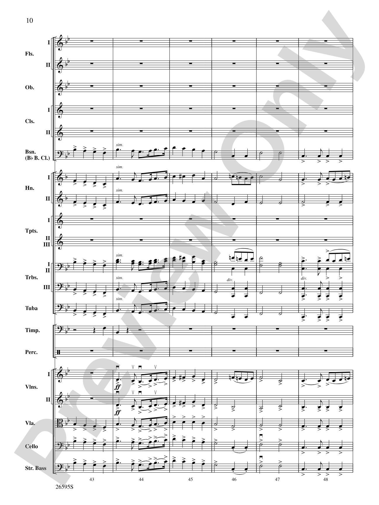 Grand March from Tannhäuser: Full Orchestra Conductor Score & Parts