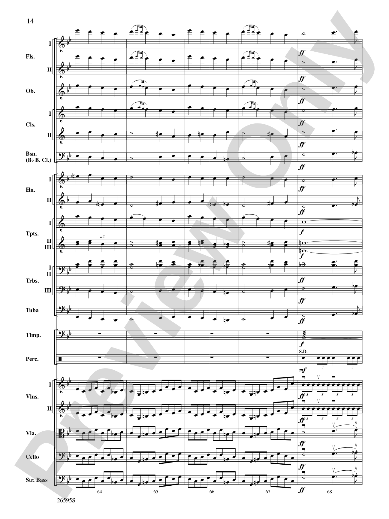 Grand March from Tannhäuser: Full Orchestra Conductor Score & Parts