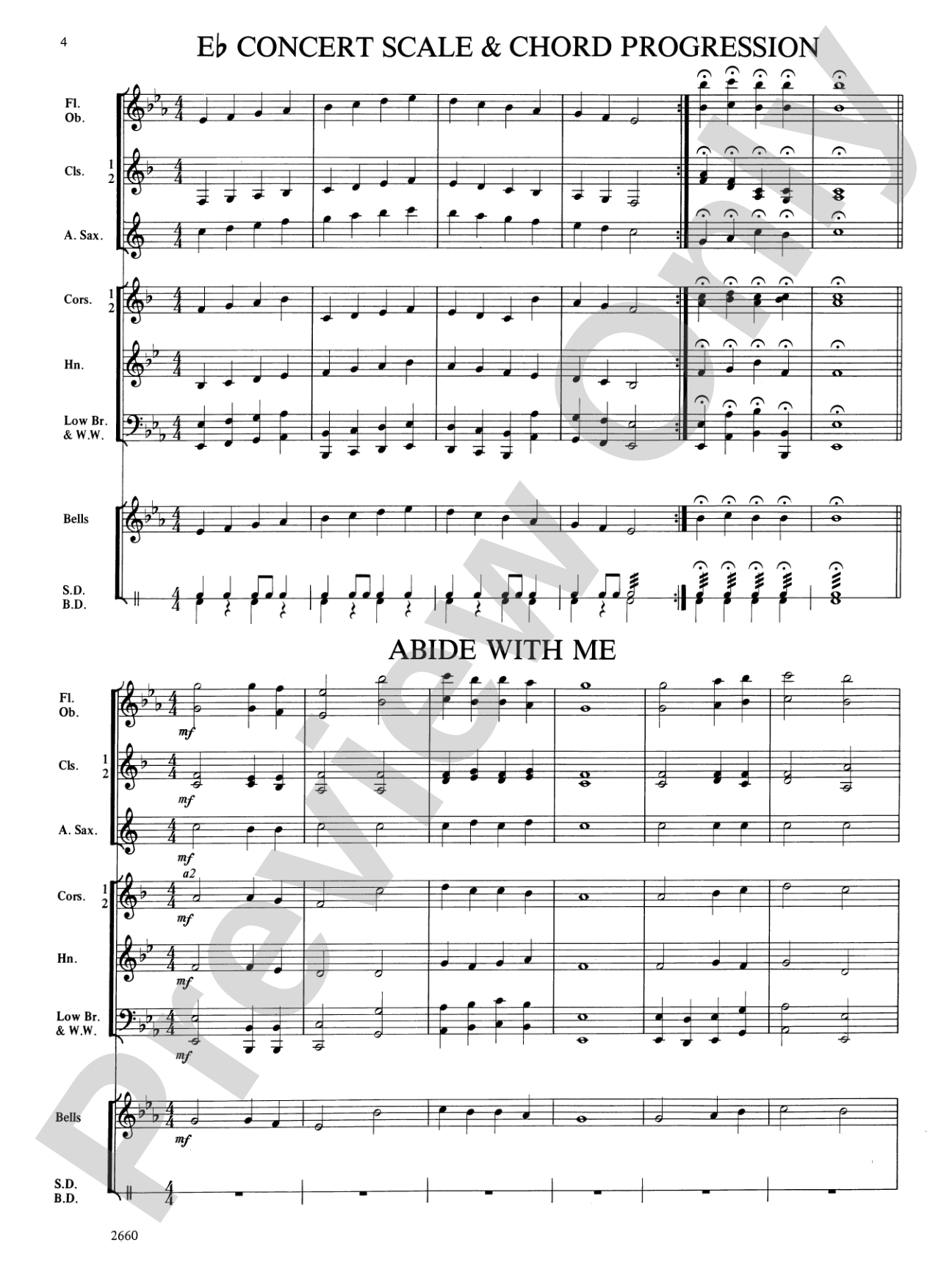 Basic Band Warm-ups: Concert Band Conductor Score & Parts