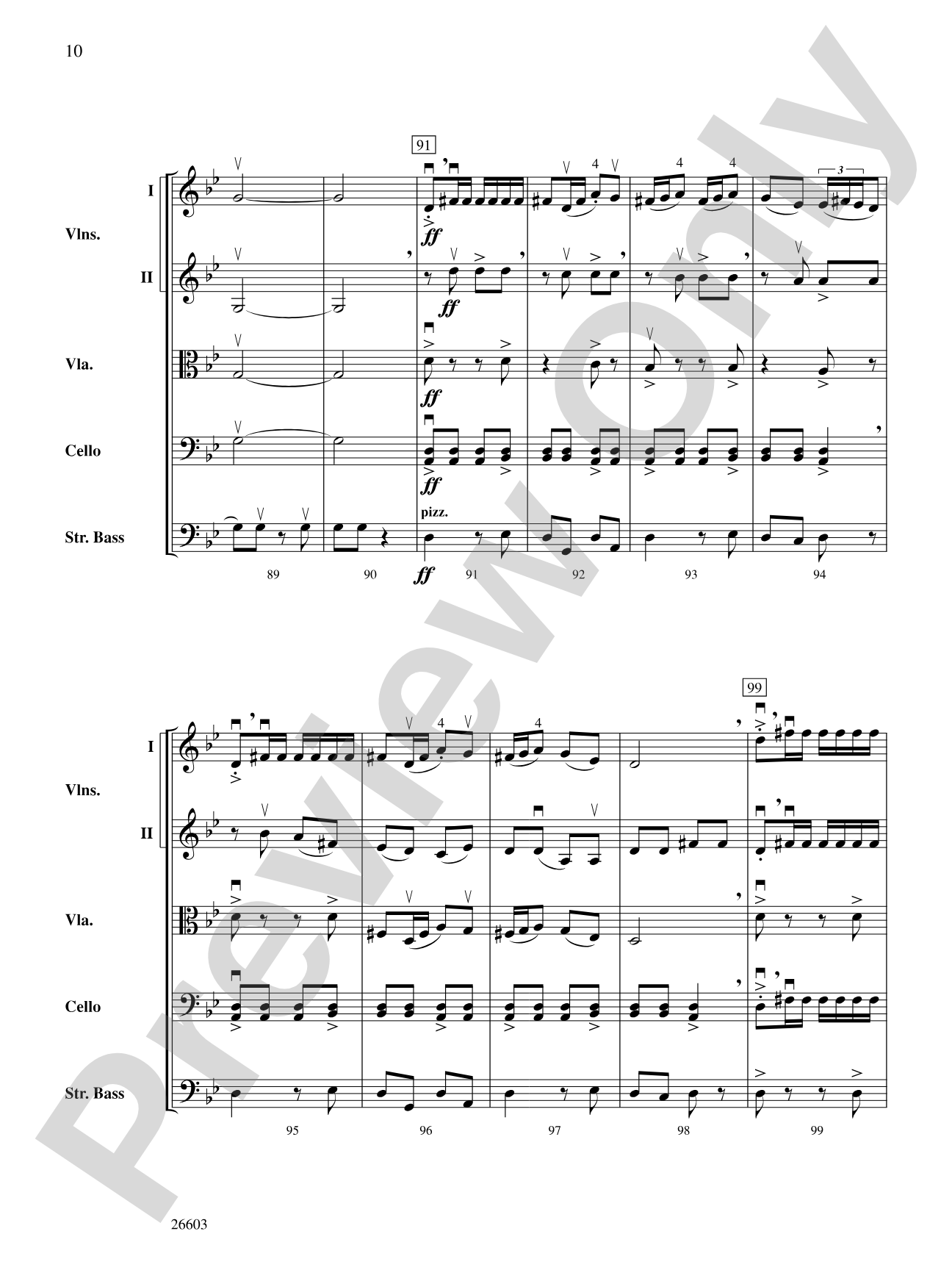 Lebedike Honga (A Lively Honga): String Orchestra Conductor Score & Parts