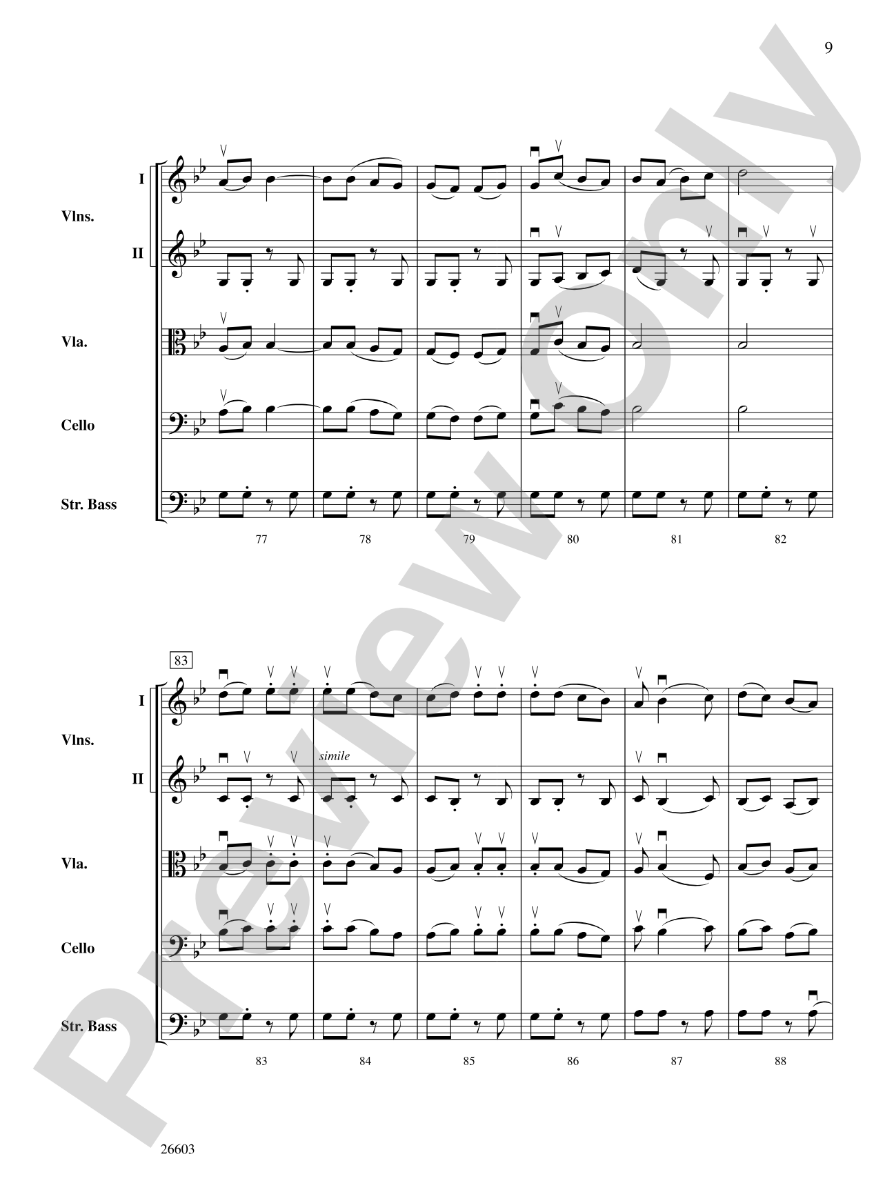 Lebedike Honga (A Lively Honga): String Orchestra Conductor Score & Parts