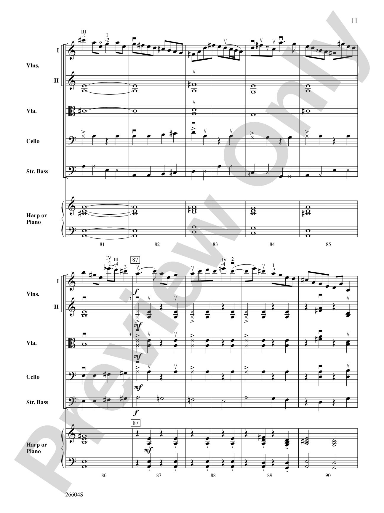 Creaking Tree: String Orchestra Conductor Score & Parts