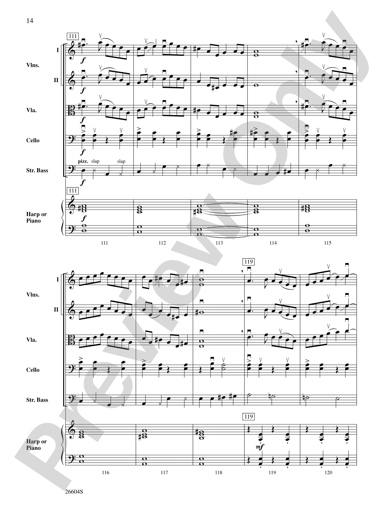 Creaking Tree: String Orchestra Conductor Score & Parts