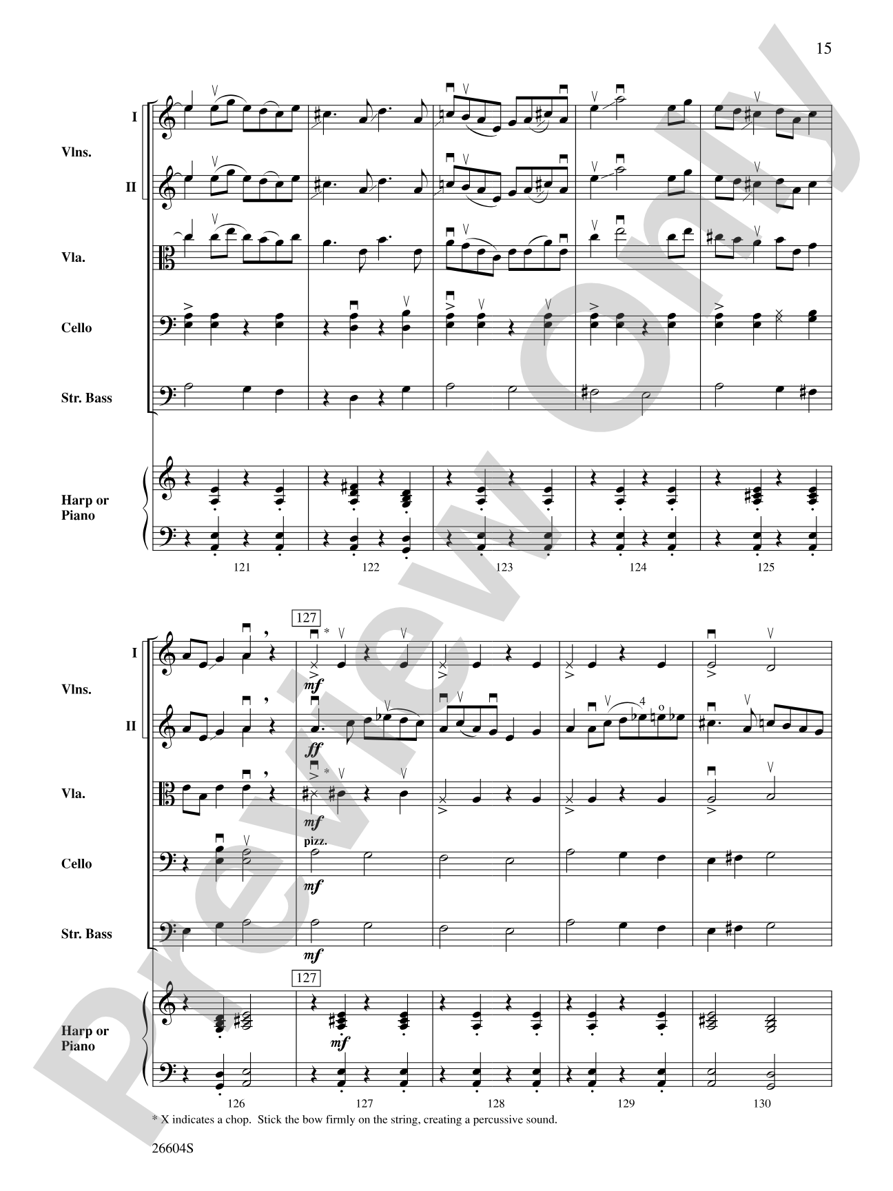 Creaking Tree: String Orchestra Conductor Score & Parts