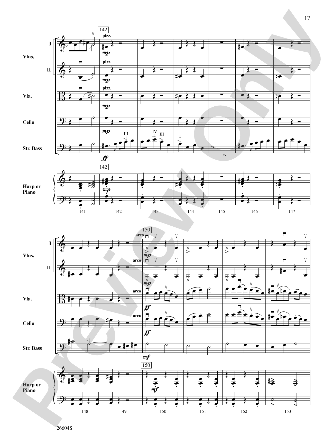 Creaking Tree: String Orchestra Conductor Score & Parts