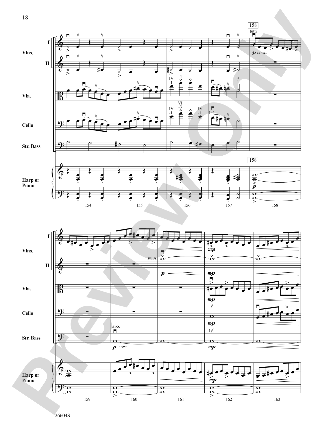 Creaking Tree: String Orchestra Conductor Score & Parts