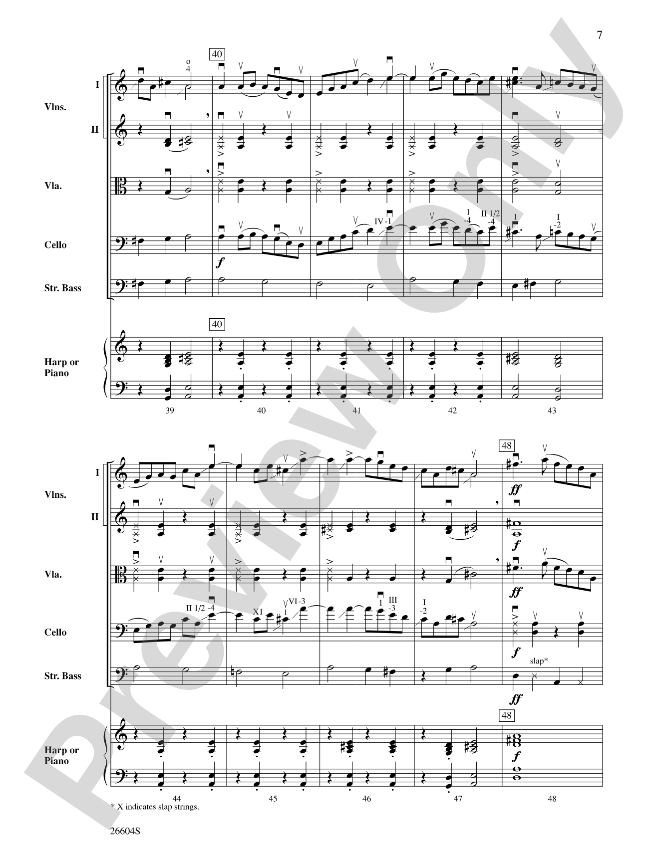 Creaking Tree: String Orchestra Conductor Score & Parts