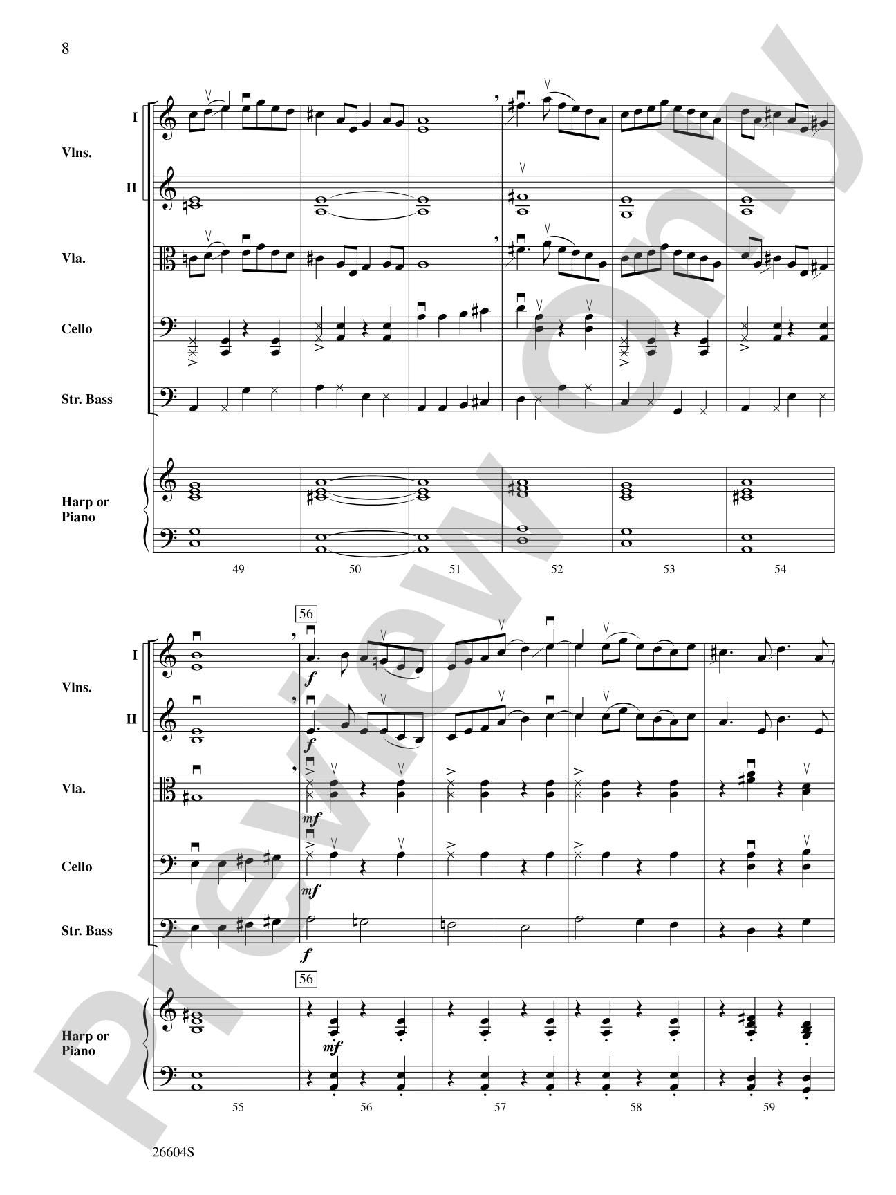 Creaking Tree: String Orchestra Conductor Score & Parts