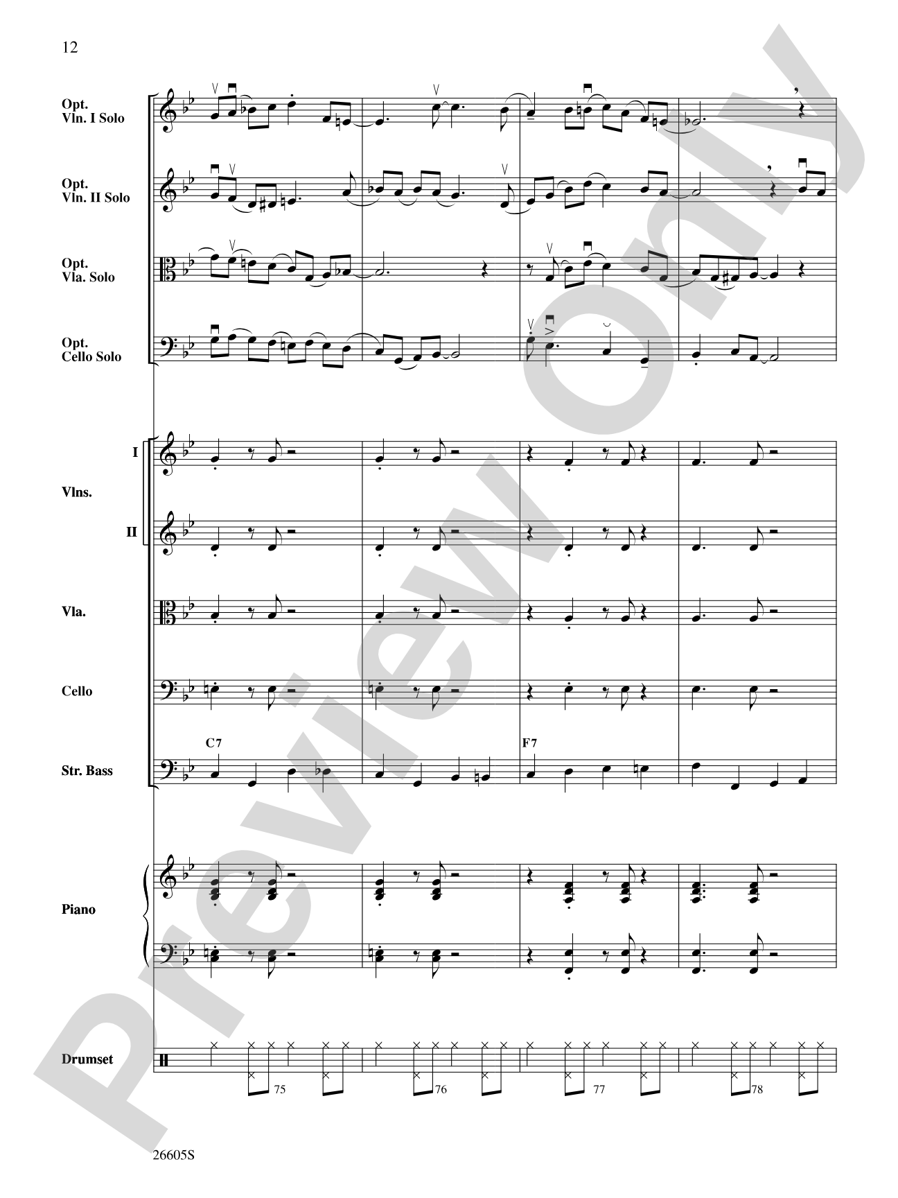 I Got Rhythm: String Orchestra Conductor Score & Parts