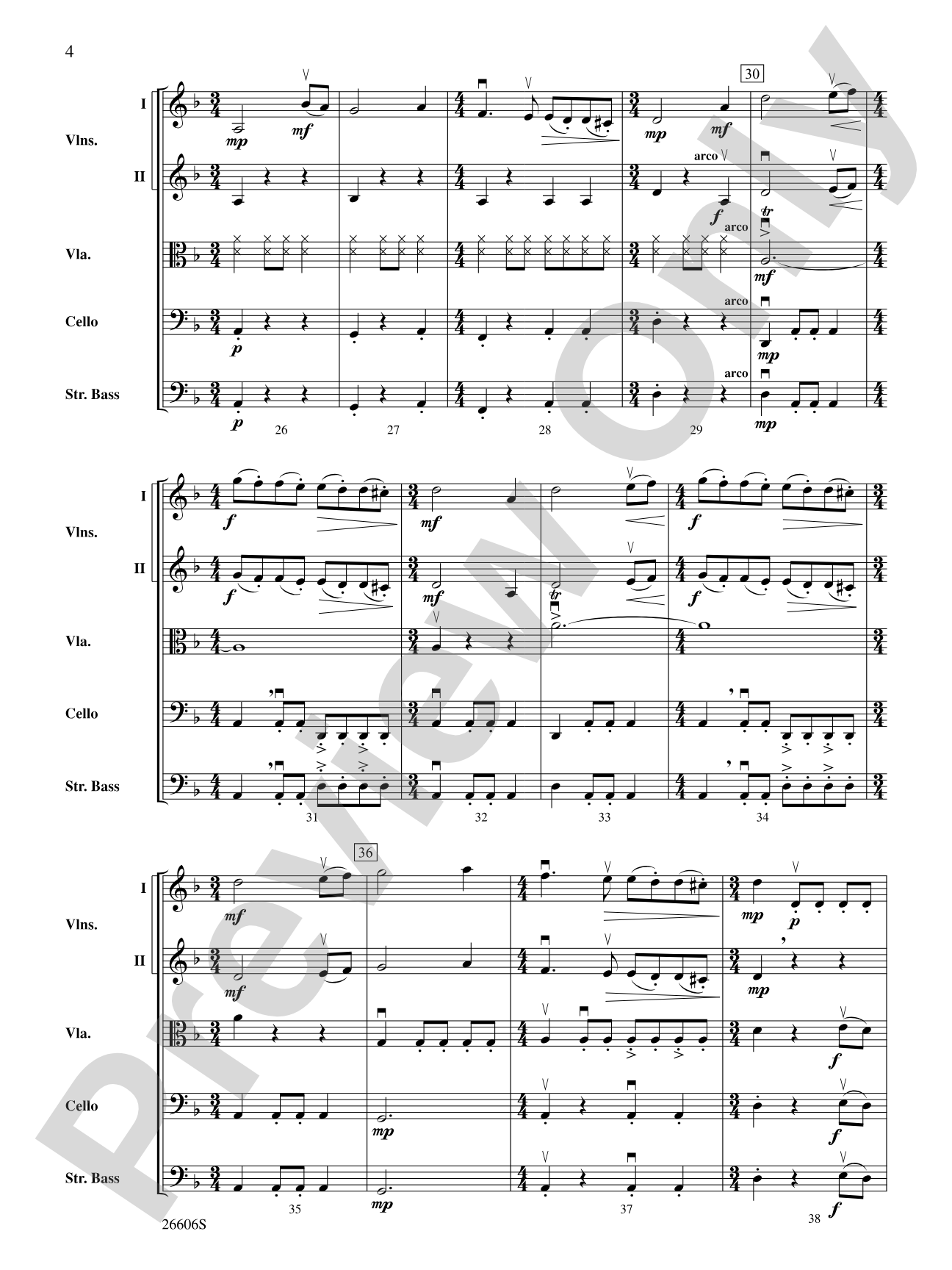 Isma'a: String Orchestra Conductor Score & Parts