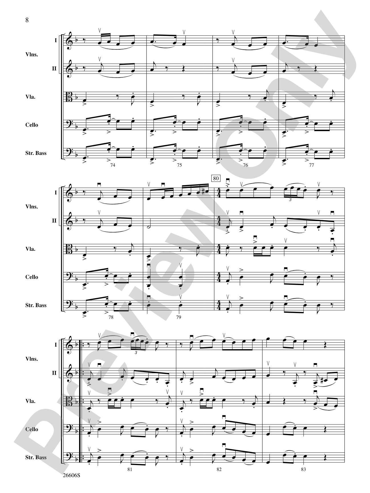 Isma'a: String Orchestra Conductor Score & Parts