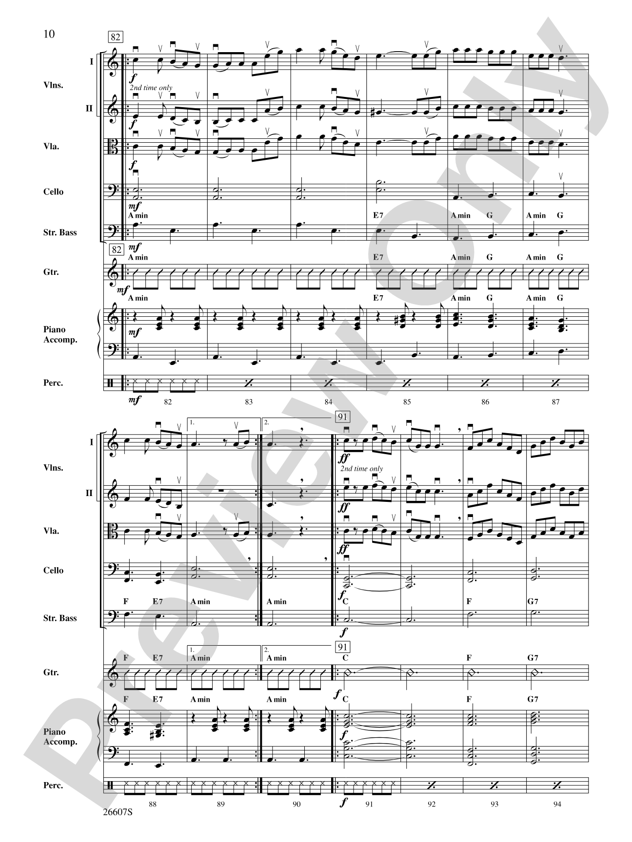 Washburn County: String Orchestra Conductor Score & Parts
