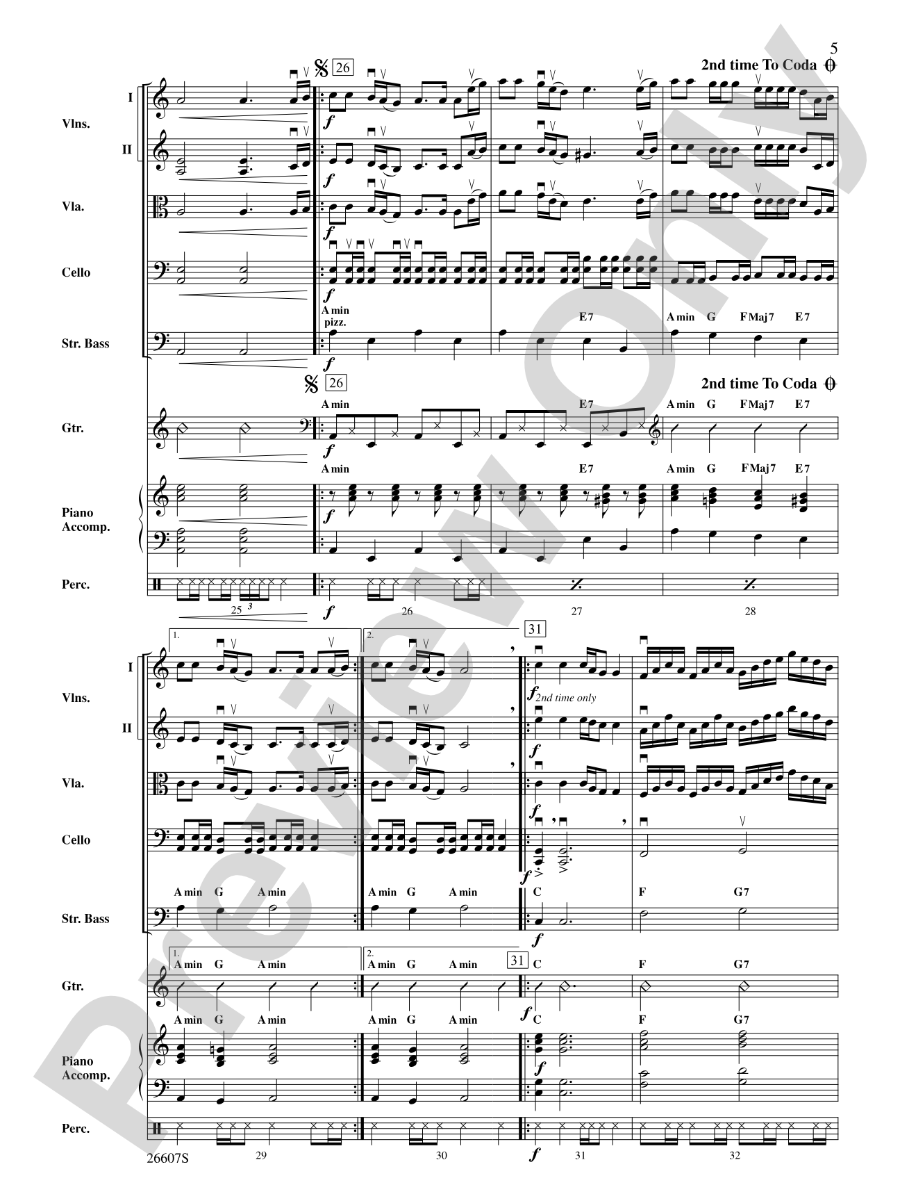 Washburn County: String Orchestra Conductor Score & Parts
