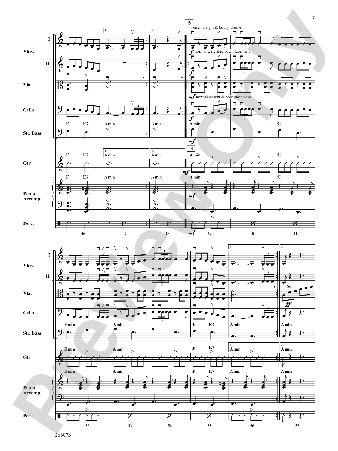 Washburn County: String Orchestra Conductor Score & Parts
