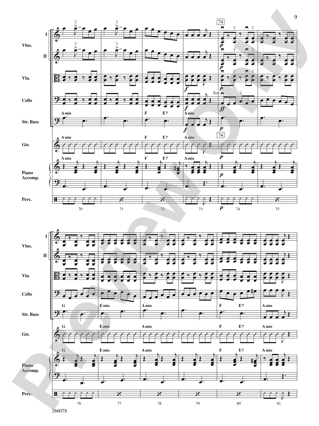 Washburn County: String Orchestra Conductor Score & Parts