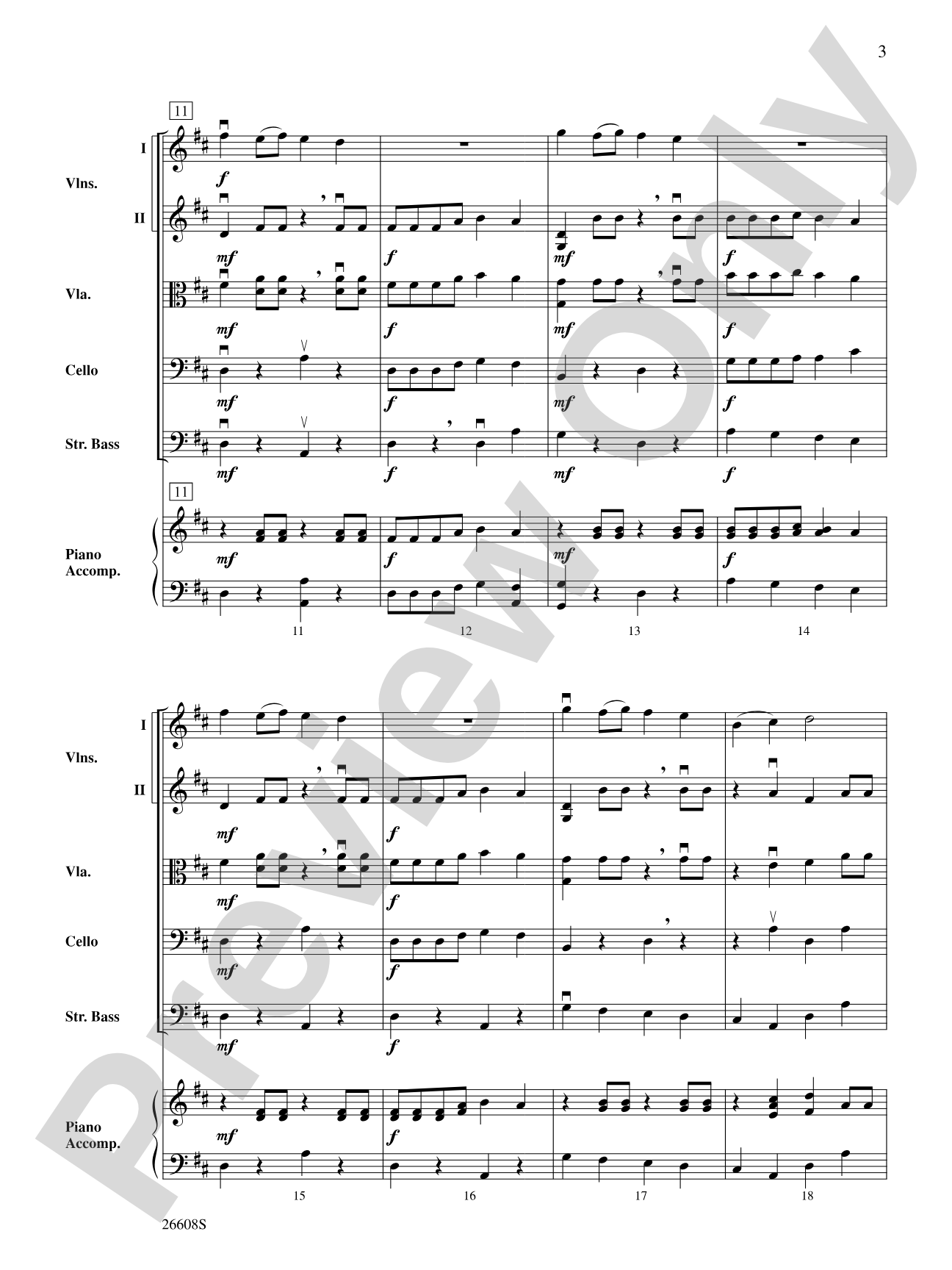 Les Québécois: String Orchestra Conductor Score & Parts